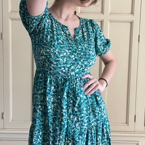 Old Navy Cottage Floral Button Maxi Dress XS